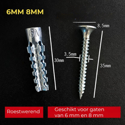 Roestwerende Expansie Schroeven