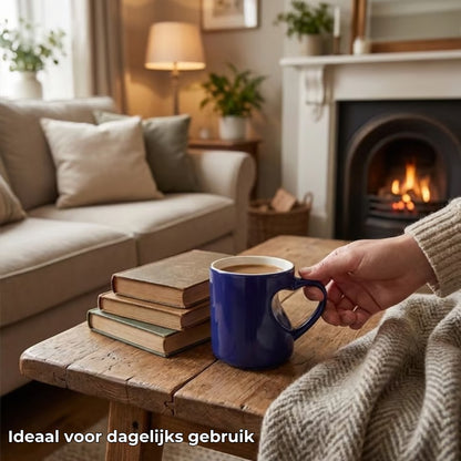 Hartvormige keramische mok met kleurverandering