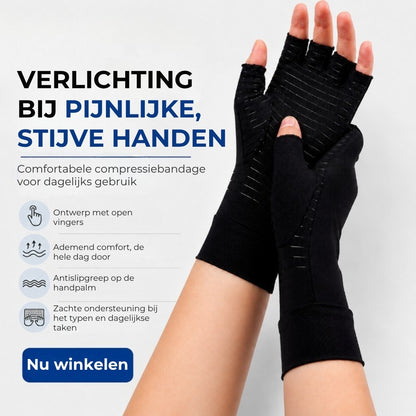 Koper Compressie Handschoenen - 1 Paar