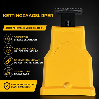 Hoogwaardige Kettingzaagtandenslijper - Incl. 5 Slijpstenen