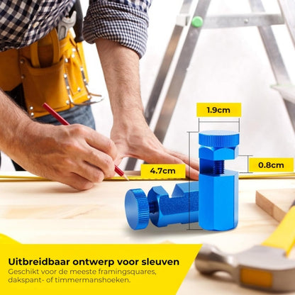 Lay-outmeters met stevige grip Set - Massief metaal