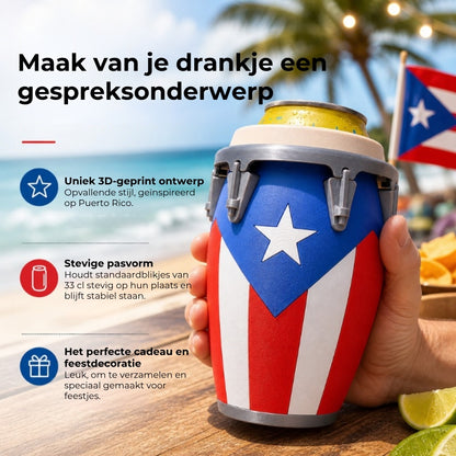 Conga Trommel Blikjeshouder
