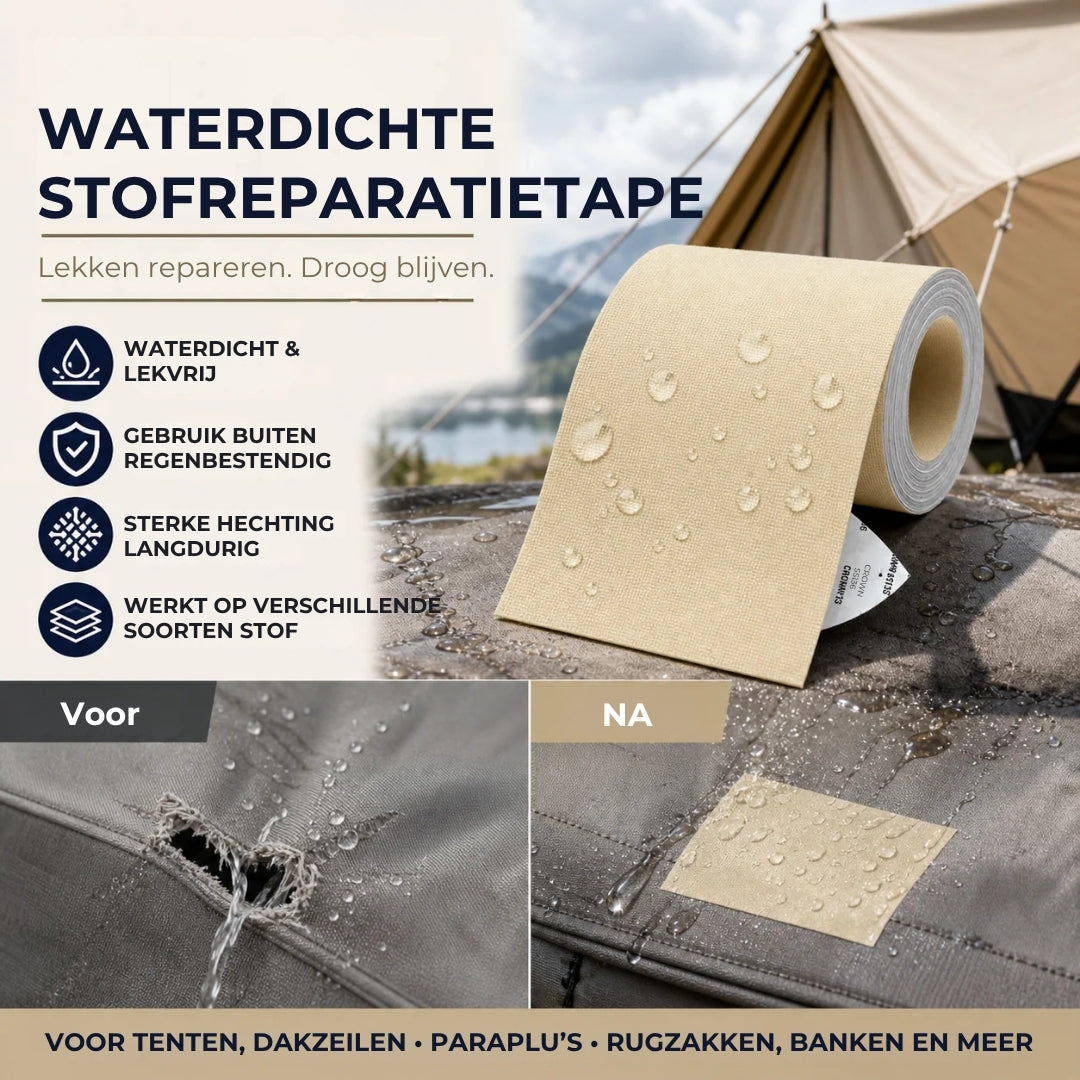 Waterdichte Stof Reparatiepleister Rol