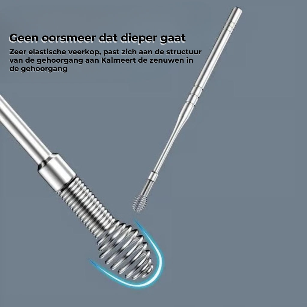 6 stuks/set Oorsmeer verwijderingsset met opbergkoker
