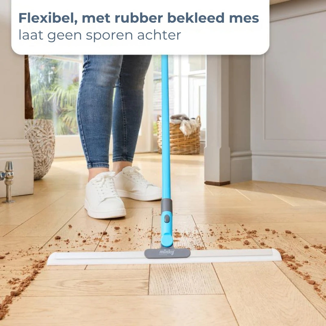 Minky Flexi Sweeper: reiniging van diverse oppervlakken, zoals vloeren, tapijten en ramen