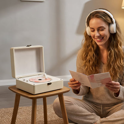 Retro CD- en Bluetooth Muziekspeler