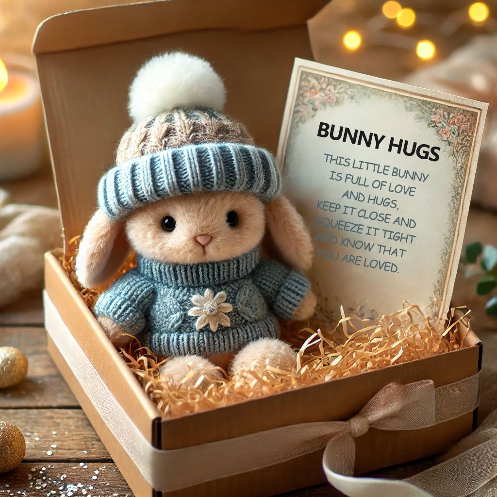 🐇 Paasactie Handgemaakte Mini Konijnen Knuffeltjes