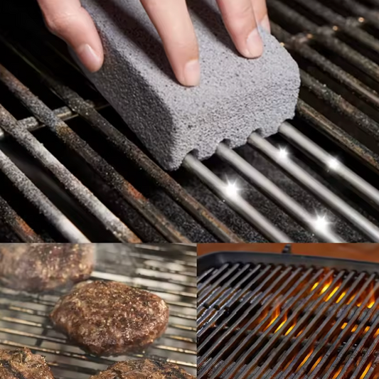 GrillMaster™ Reinigingssteen (4st) – Effectieve grillreiniging zonder chemicaliën