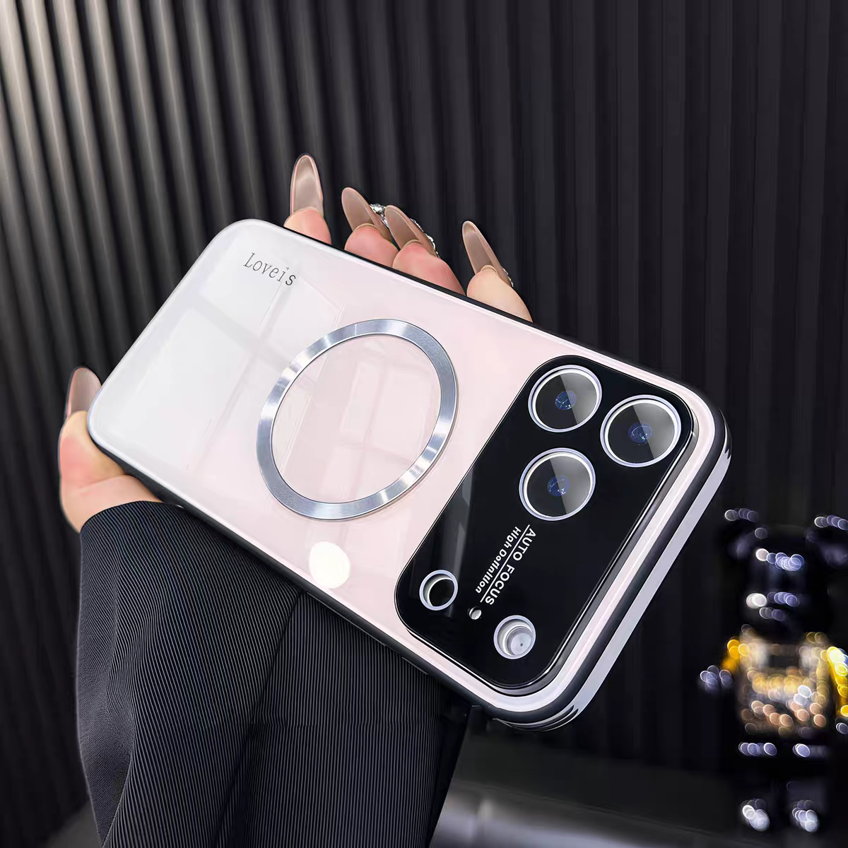Kleurverloop Magnetisch Glazen iPhone Cover