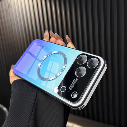 Kleurverloop Magnetisch Glazen iPhone Cover