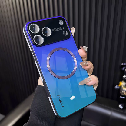 Kleurverloop Magnetisch Glazen iPhone Cover