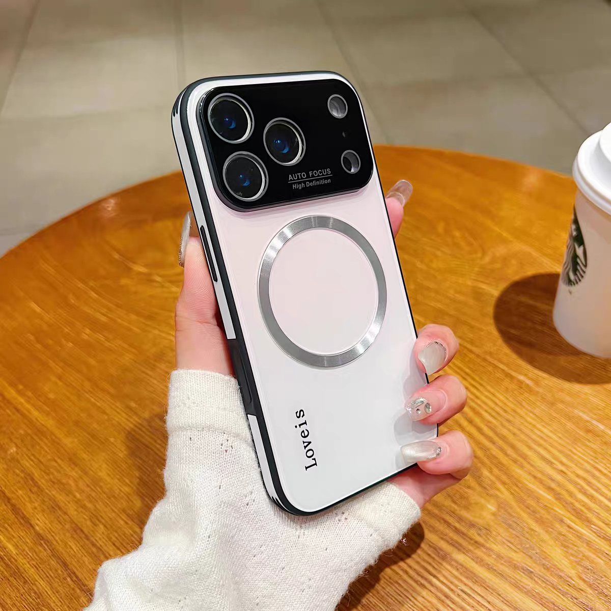 Kleurverloop Magnetisch Glazen iPhone Cover