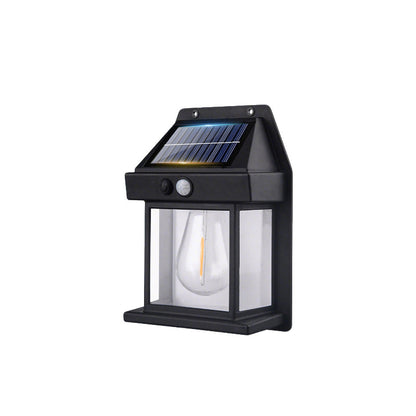 Zonne-wandlamp – Bewegingssensor & weerbestendig