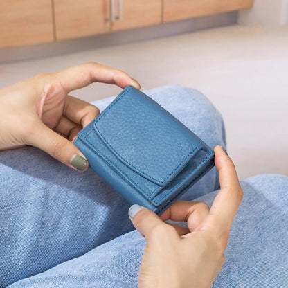 Handgemaakte RFID-portemonnee van echt leer