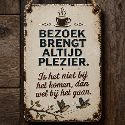 Nostalgisch Welkomstbord