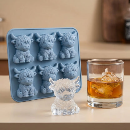3D Highland-koe Mini-ijsblokjesvorm –  drankjes, feestjes en cadeaus