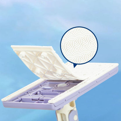 Compacte minimop met hygiënische doekwisselfunctie