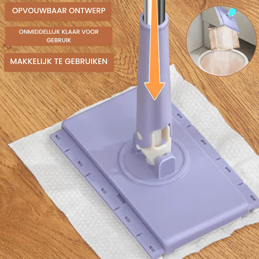 Automatische doekwisselmop