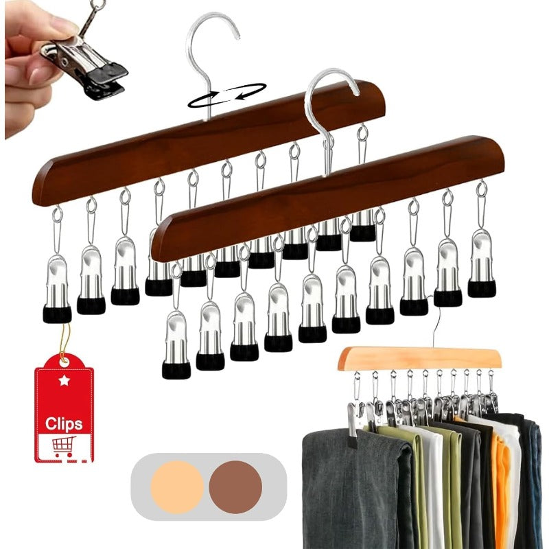 Kledinghanger met 10 klemmen