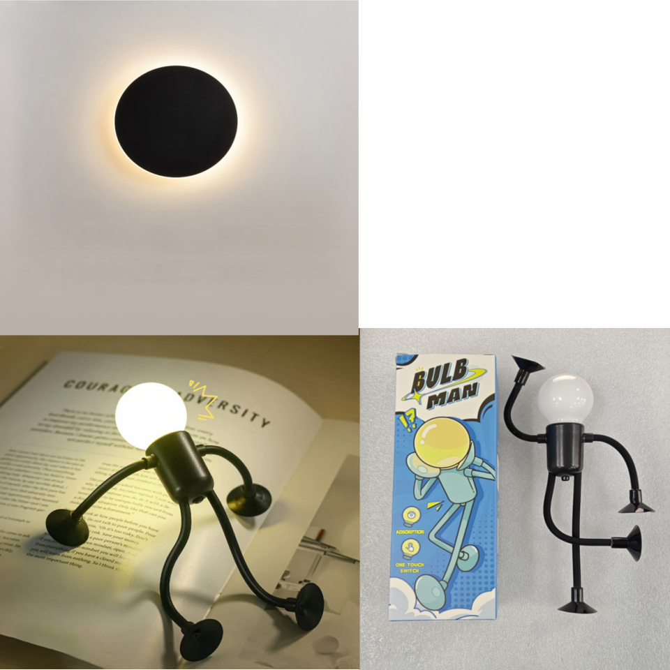 🟌🌟Moderne ronde LED-wandlampen