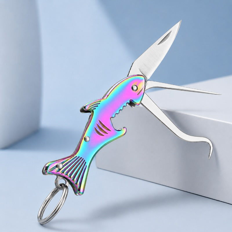 Haai 3-in-1 sleutelhanger-multitool