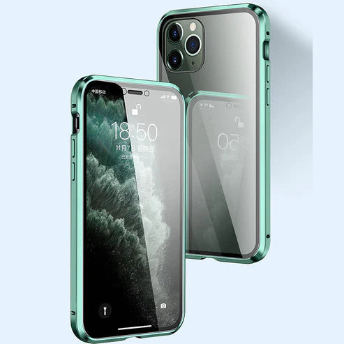 💥Laatste dag 50% korting💥 Magnetisch dubbelzijdig glas telefoonhoesje voor iPhone