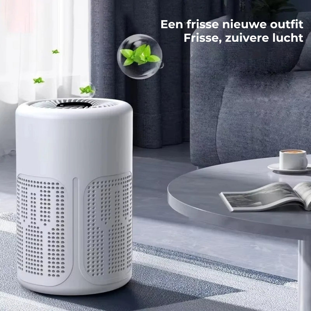 Draagbare Desktop Luchtreiniger met HEPA Filter en Negatieve Ione