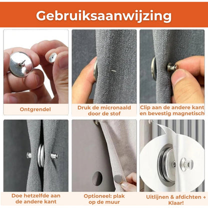 Sterke gordijnmagneten (12st)