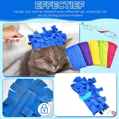 Herbruikbare stofdoek van fleece set