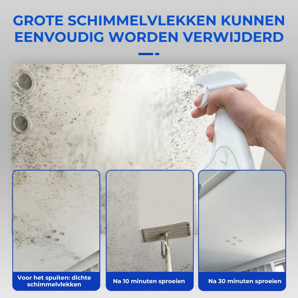 Snelwerkende anti-schimmel muurrandspray