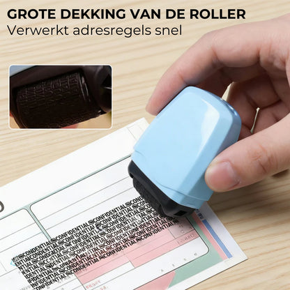 🔒 Privacyrol Stempel | Voor pakketten en documenten 📦✏️🎁