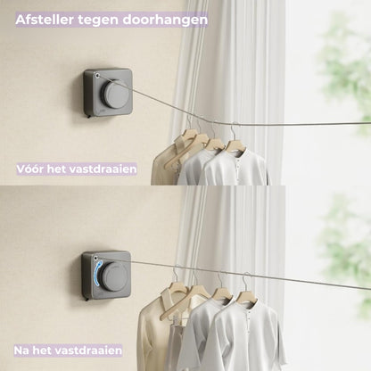 Ruimtebesparende Waslijn