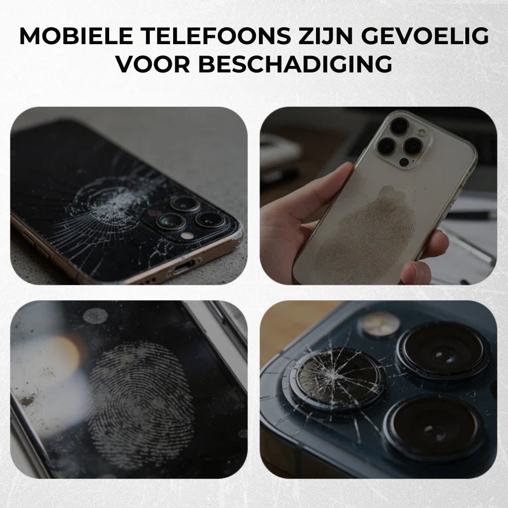 🔥📱 iPhone Dames Telefoonhoes - Ingebouwde Portemonnee