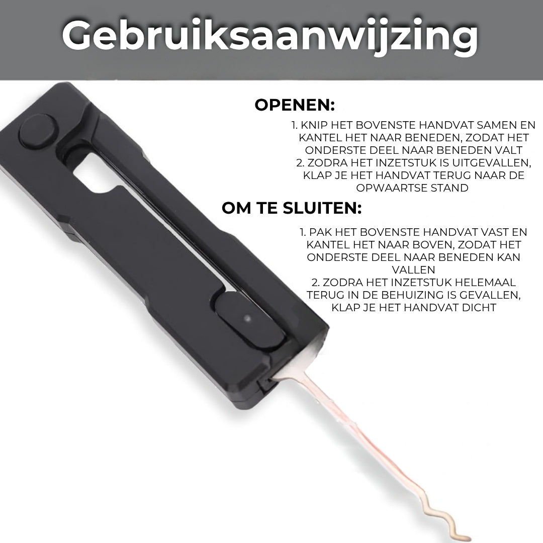 Opvouwbare Lockpickset