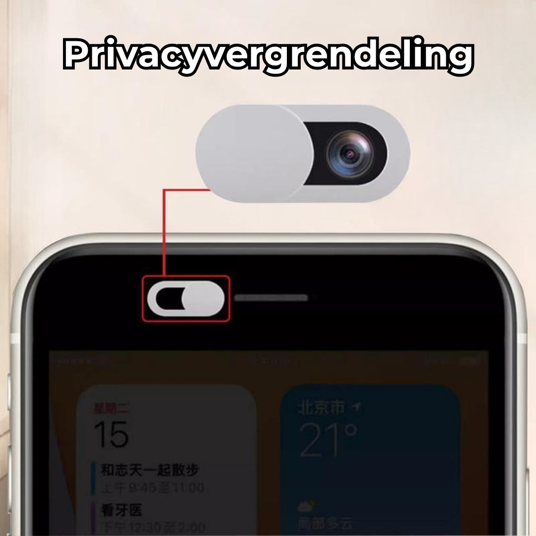 Schuifbare technologie privacyafdekking (20 stuks)