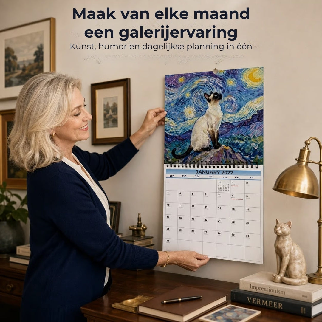Katten Kunstkalender voor 2027