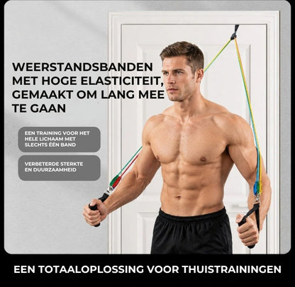 Elastische Trainingsrekkers - 5 Stuks