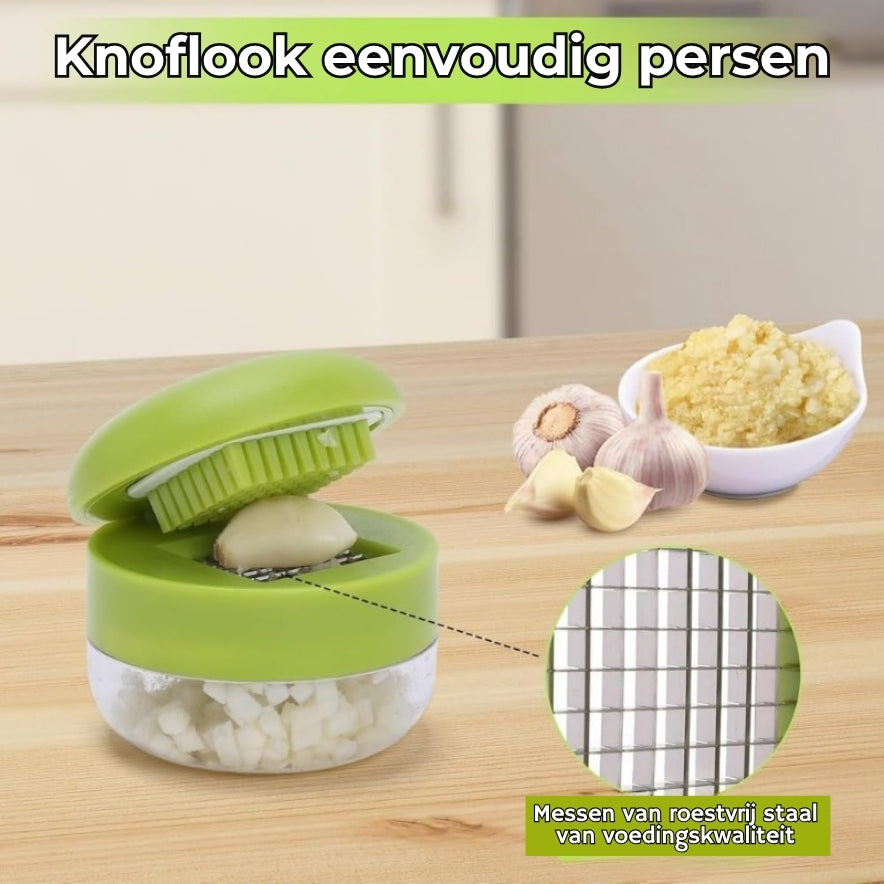 Gemakkelijke Knoflookpers met Verzamelpotje