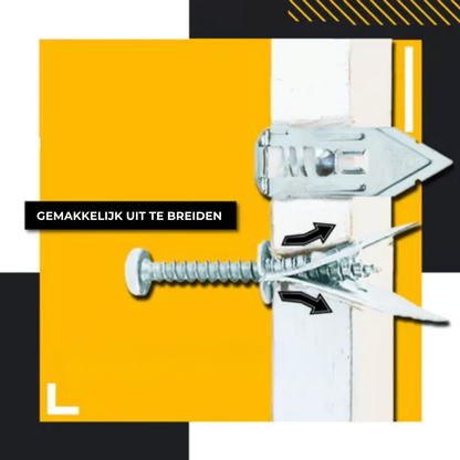 Zelfborende expansie-ankerschroeven (20st)