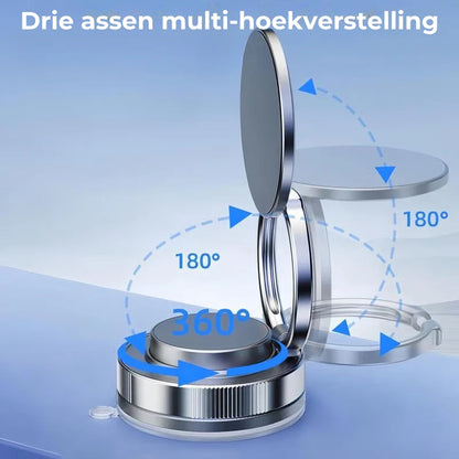 🔄360 ° verstelbare vacuümmagnetische telefoonhouder