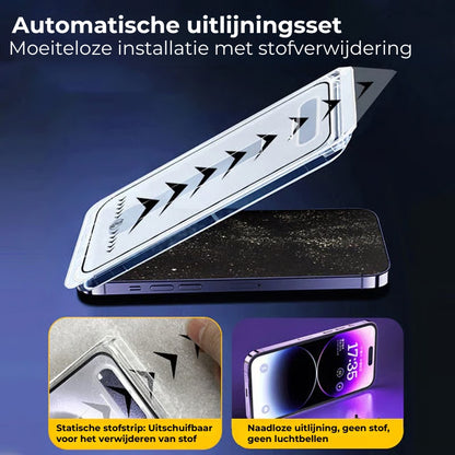 iPhone Beveiligingskit - Stofvrije Geharde Schermfilm