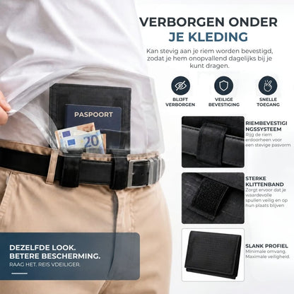 Verborgen Anti-Diefstal Riemtasje