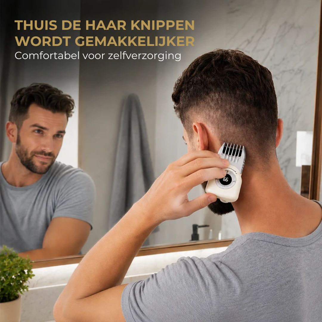 Draadloze Haartrimmer met Digitaal Display