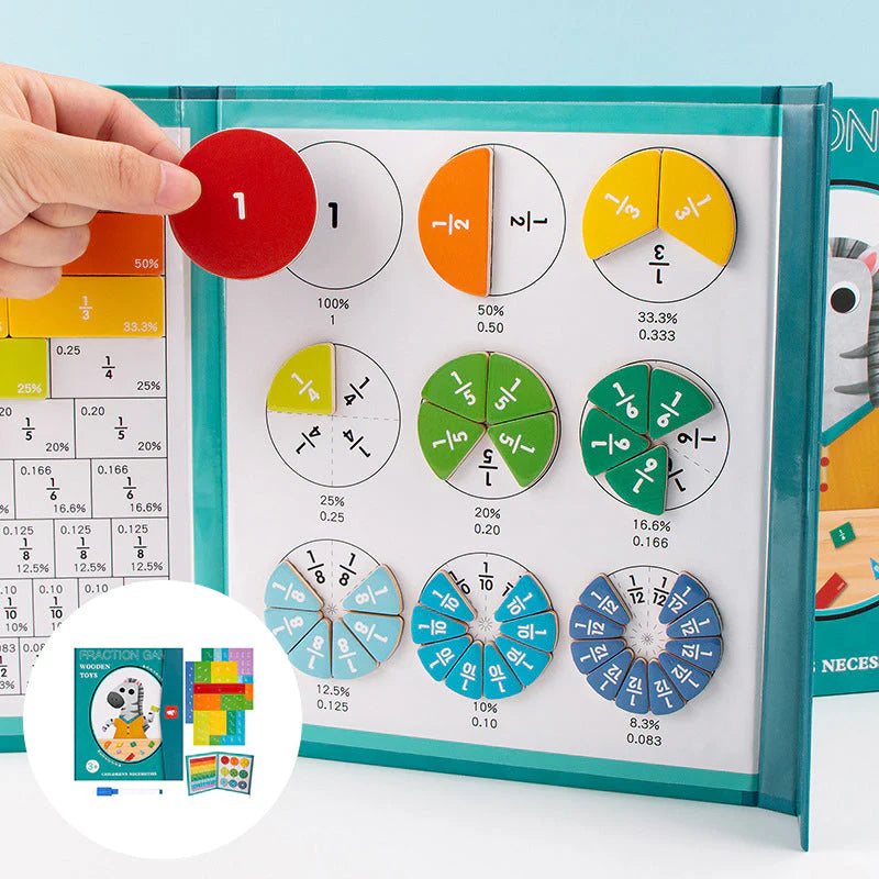 Leren Rekenen - Magnetische Deelpuzzels voor kinderen