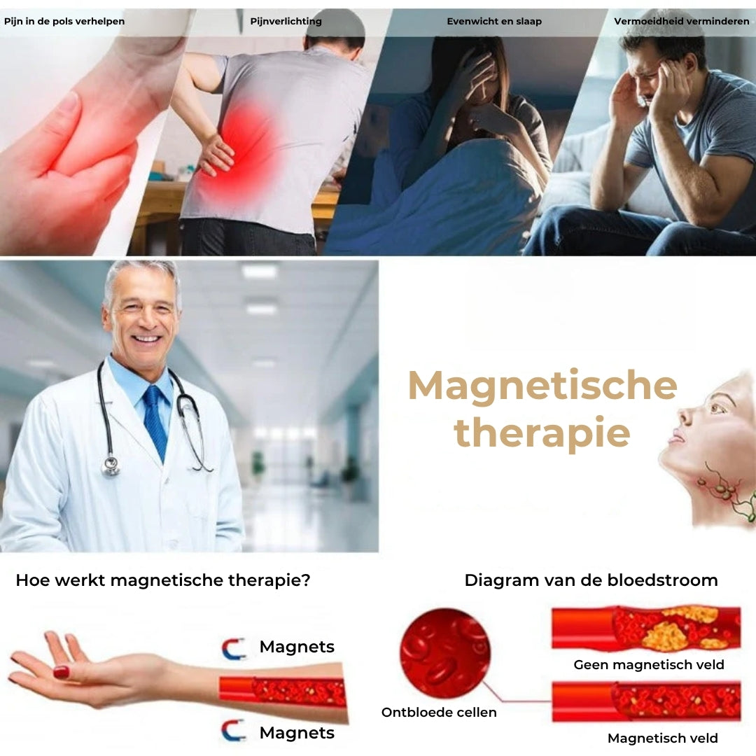 Koperen Wellnessring - Magnetisch en Verstelbaar