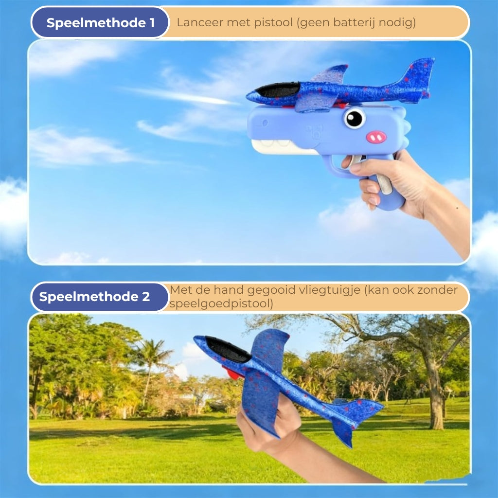 Dino Glider Vliegtuiglauncher