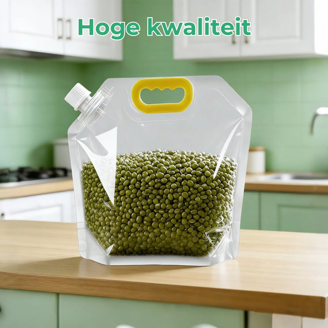 Herbruikbare Voedselbewaarzakken - 5 Liter - 3 Stuks