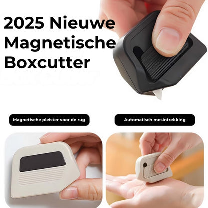 Intrekbaar Stanleymes Boxcutter - Veilig Mes Met Ingebouwde Magneet Voor Eenvoudige Opslag En Snelle Toegang