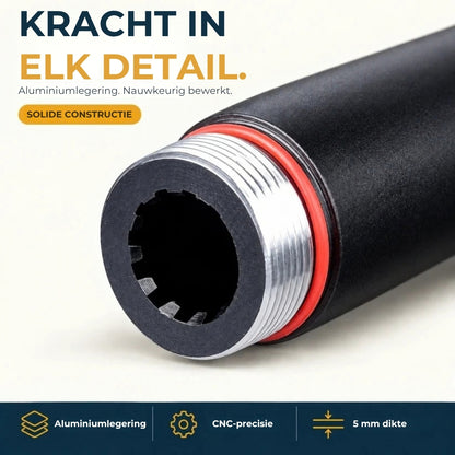 2-in-1 Aluminium Baseballbat met Zaklamp – Afneembare Handgreep