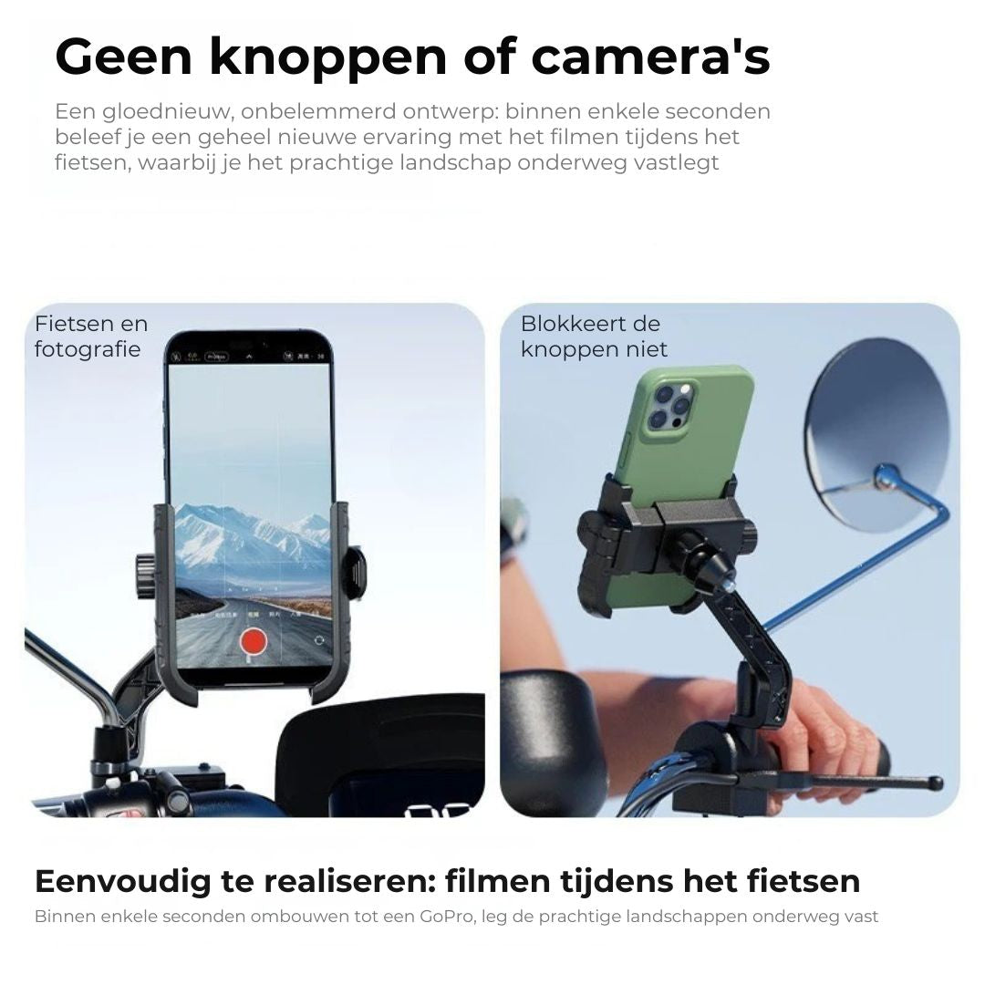 Universele Motor- en Fietstelefoonhouder met 360° Rotatie